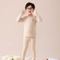 Kids silk cashmere boneless autumn clothes and long johns boys and girls home clothes baby heattechintimatessuit type a wholesale