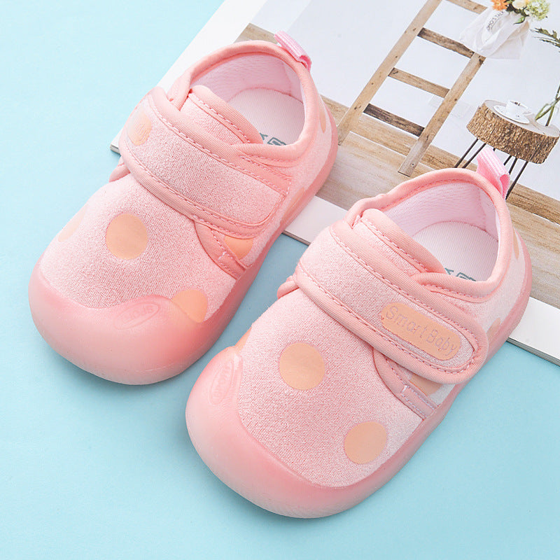 autumn collection: new fall toddler shoes for baby girls (0-1-3 years) - fabric spring/autumn first walker shoes for baby boys