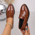 Plus size pointed-toe loafers for women - new spring/autumn  collection: minimalist, stylish, and versatile slip-on flats