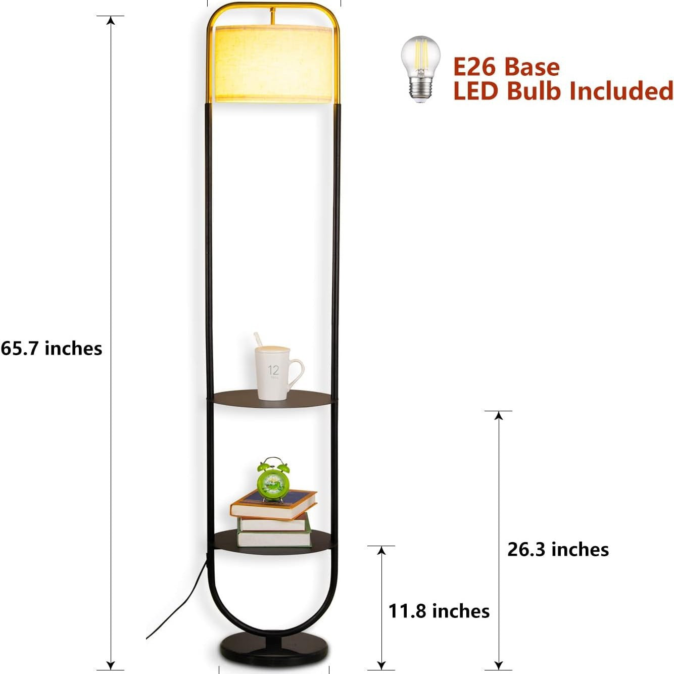 Cross-border floor lamp creative vertical desk lamp modern American wrought iron study bedroom floor ambient light can be customized