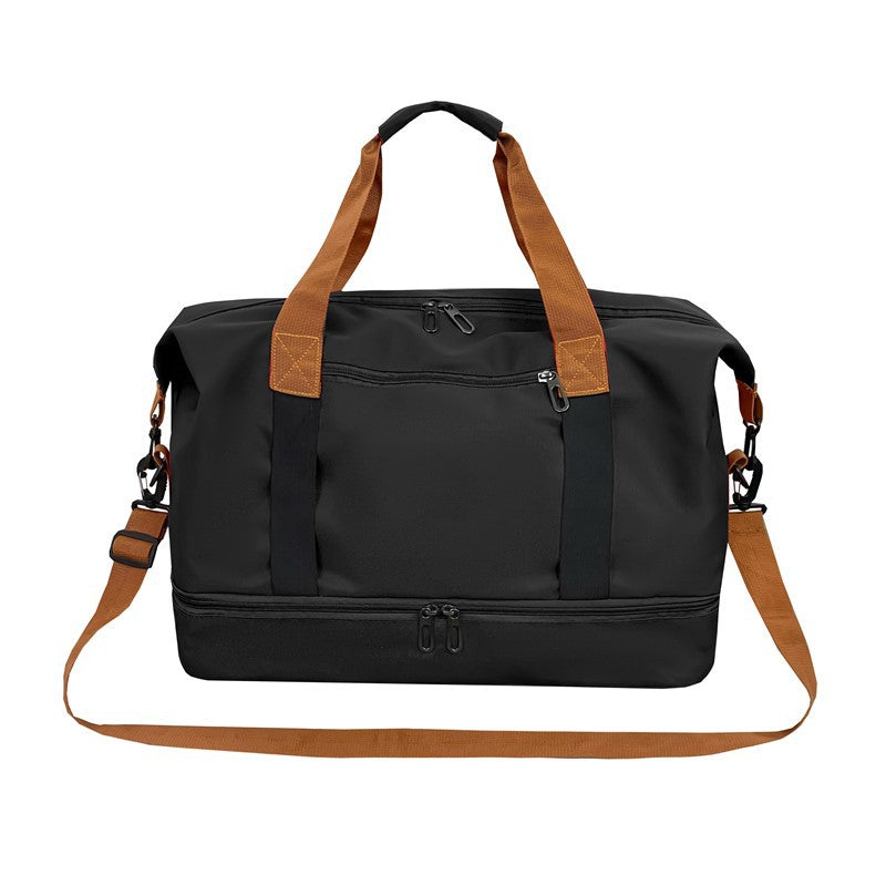 New large-capacity handbag travel bag independent storage warehouse dry and wet separation sports fitness bag custom logo