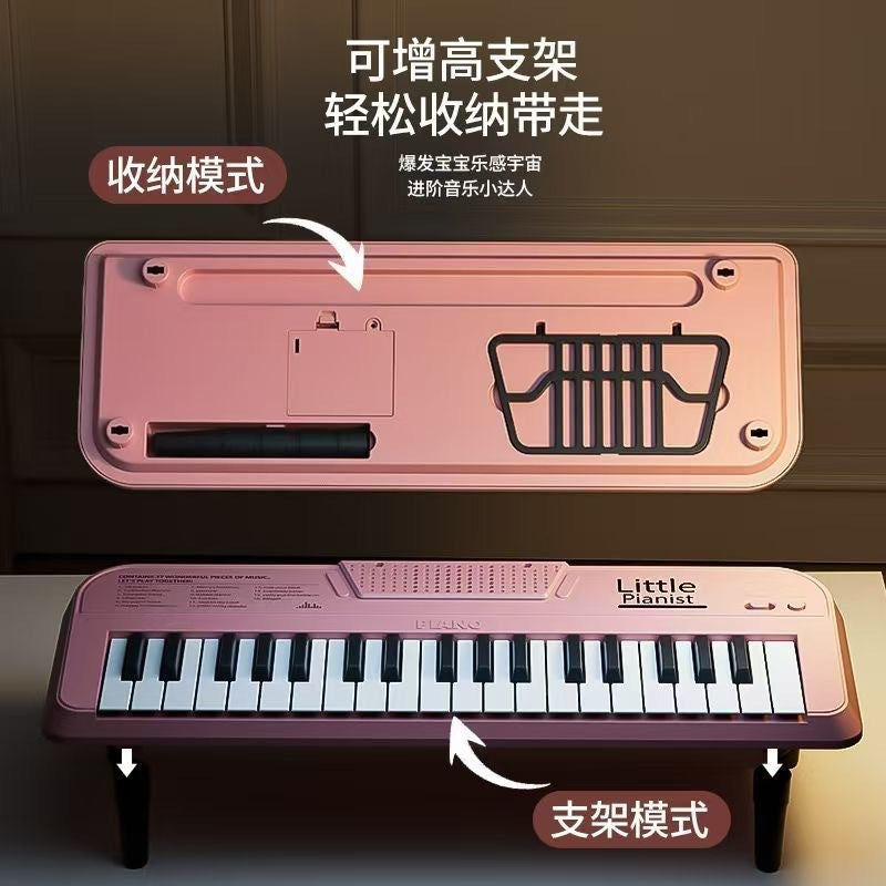37-key kids' electronic keyboard - early education toy for girls & beginners - electric piano musical instrument