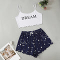 new star dream   hot-selling star cami top and shorts loungewear set