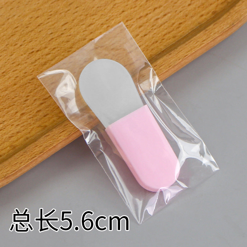 Beauty silicone brush facial mask brush makeup brush soft bristle head brush mud mask beauty tool fan-shaped fruit acid brush