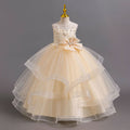 New wholesale girls' dresses, beaded butterfly wedding gowns, princess dresses, piano recital dresses, girl dress
