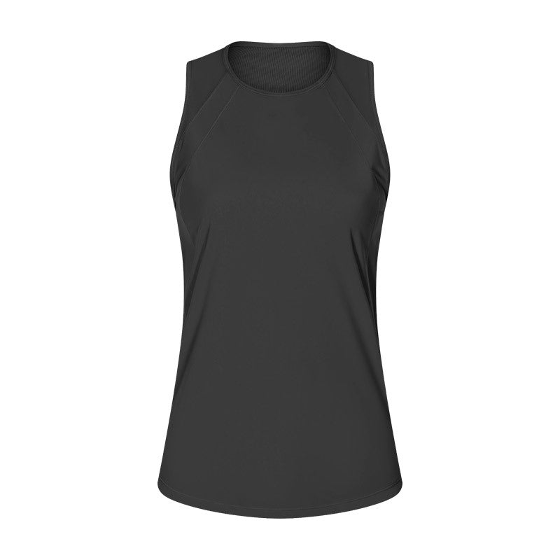Quick-drying breathable cut out vest, lightweight sports blouse, yoga wear, fitness and beautiful back, sleeveless tops for women dt051