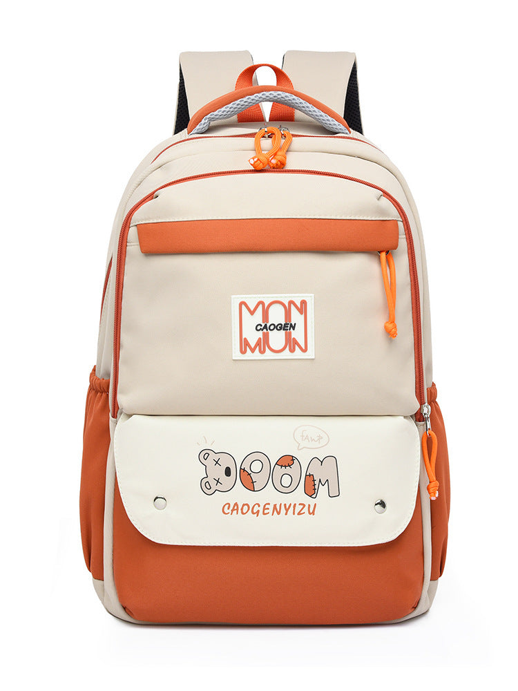 Cross-border new backpack casual versatile trend women's bag junior high school college student college style schoolbag casual backpack
