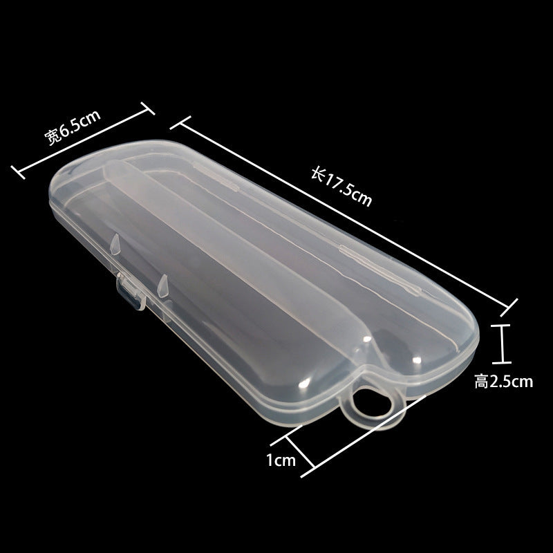 Baby spoon storage box two spoons dust box food grade PP storage box