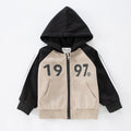 Girls' fall sweatshirt  new stylish children's autumn and winter hooded fleece-lined kids' top, girls' spring and autumn style (big girls)