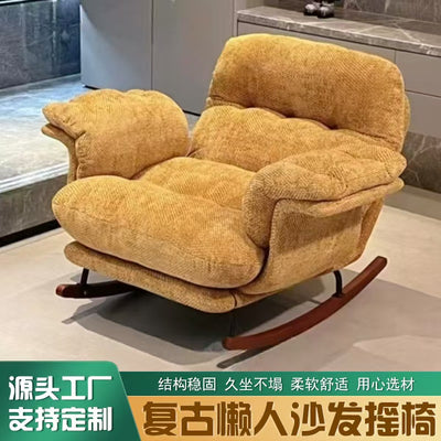 Lazy sofa chair, chinese ancient style rocking chair, sofa, lounge chair, balcony, for homecasual living room, lazy rocking chair, nest chair