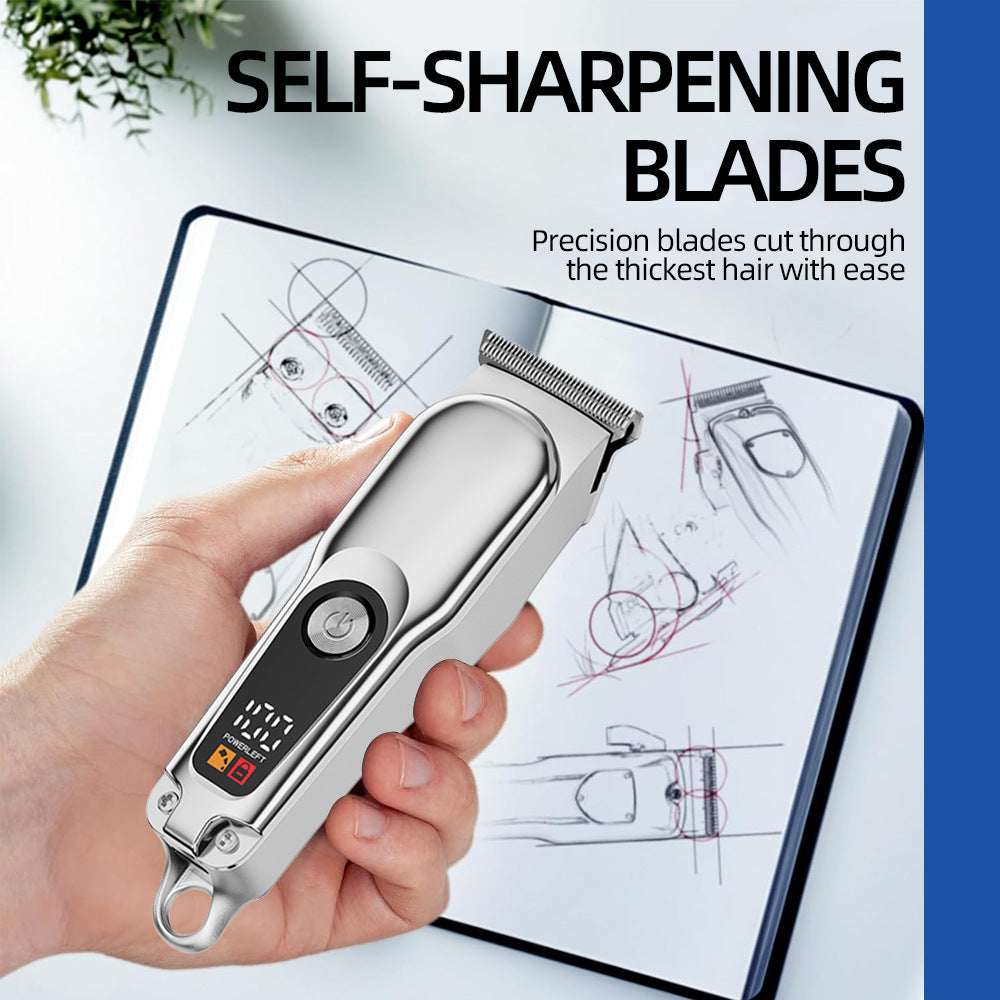 New professional electric hair clipper for men's oil head style, home use hair trimmer, universal hair cutting shears
