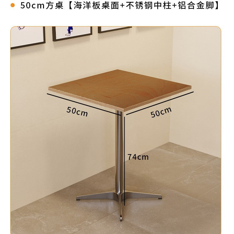 Customized factory direct sales wholesale industrial style coffee shop tables and chairs leisure afternoon tea restaurant Internet celebrity milk tea shop tables and chairs