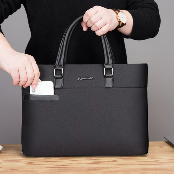 Yiyunchen briefcase printing business document bag men's handbag women's briefcase meeting bag custom logo