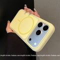 Suitable for iphone17promax mobile phone case jelly liquid silicone magnetic mobile phone case apple 15 protective cover 16