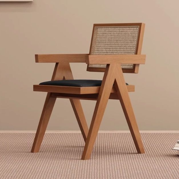 Rattan nordic dining chair for homecasual chair popularb&b balcony k chair solid wood chandigarh casual rattan chair