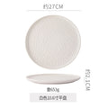 10inch matte white with edge