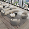 Reception sales office to discuss fabric sofa combination beauty salon hotel lobby office business curved rest area