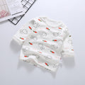 Baby bottom shirt pure cotton t-shirt spring & fall infant cartoon tops baby boy girl single piece baby long sleeves