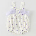 New arrivalcute style baby sling summer floral small flower bag butt clothes cute k-style super cute baby girl crawling clothes