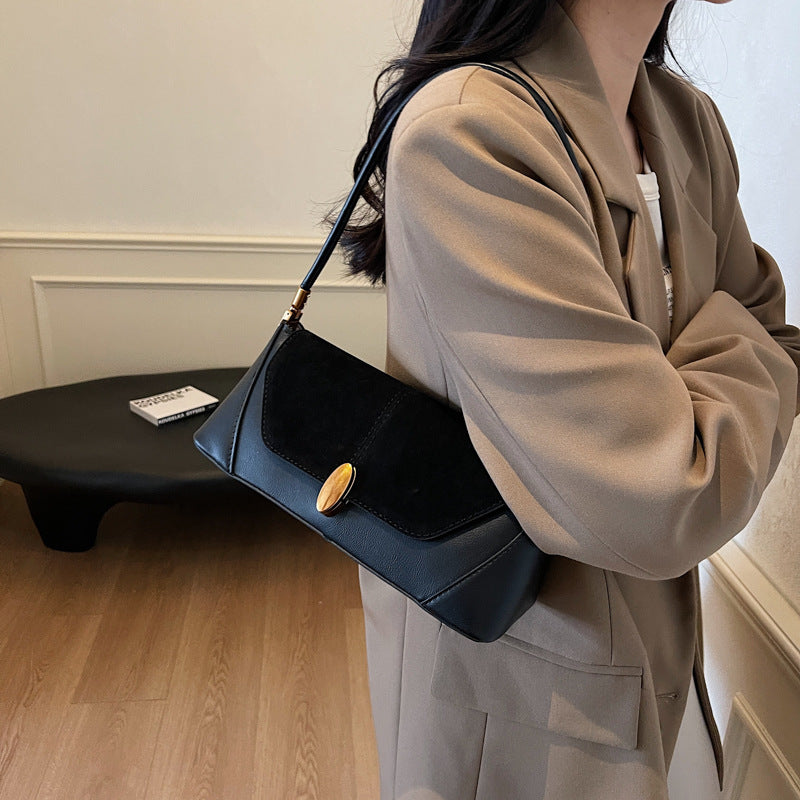 Fashion casual bag women's 2025 new autumn and winter retro versatile small square bag Korean version niche messenger bag
