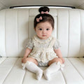 Summer bodysuit & dress set for baby girls - princess style - perfect for baby showers, first birthday celebrations, and adorable photoshoots!