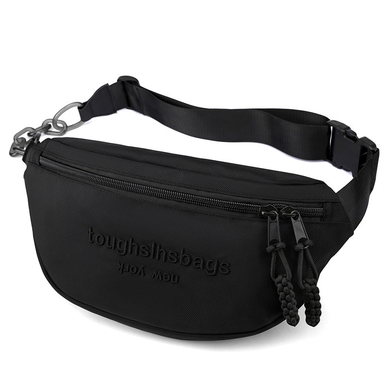 New Korean version messenger bag large capacity carry-on backpack multi-functional waterproof shoulder bag outdoor sports breast bag delivery