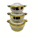 Factory price food warmer container 2.2l-4.4ml-6.5l 3pcs thermal insulation box