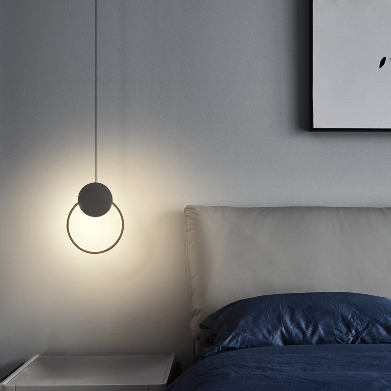 [Strict Selection] Bedside Chandelier Bedroom Simple Modern Long Line Small Chandelier Bar Background Wall LED Nordic Chandelier