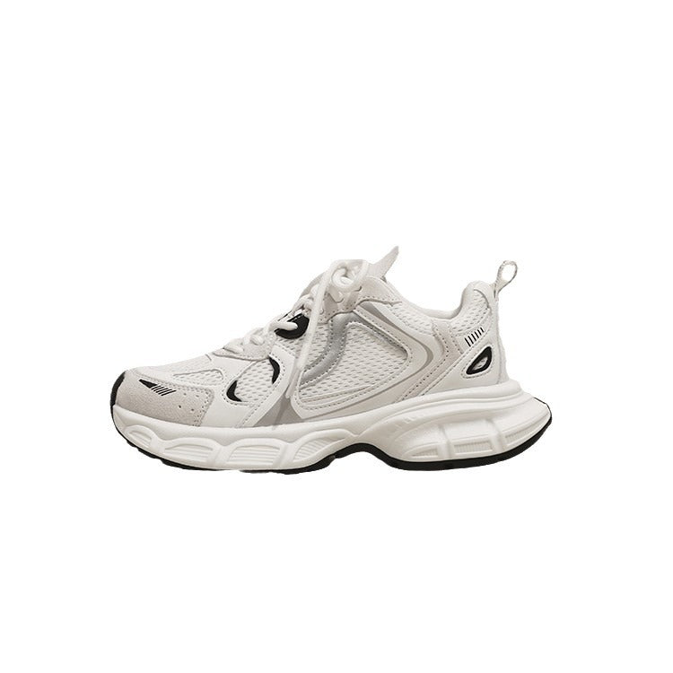 Dad shoes women's 2026new arrivalsummer thin women's shoes easiest for matchthick solebest sellingwhite shoescasual sneakers