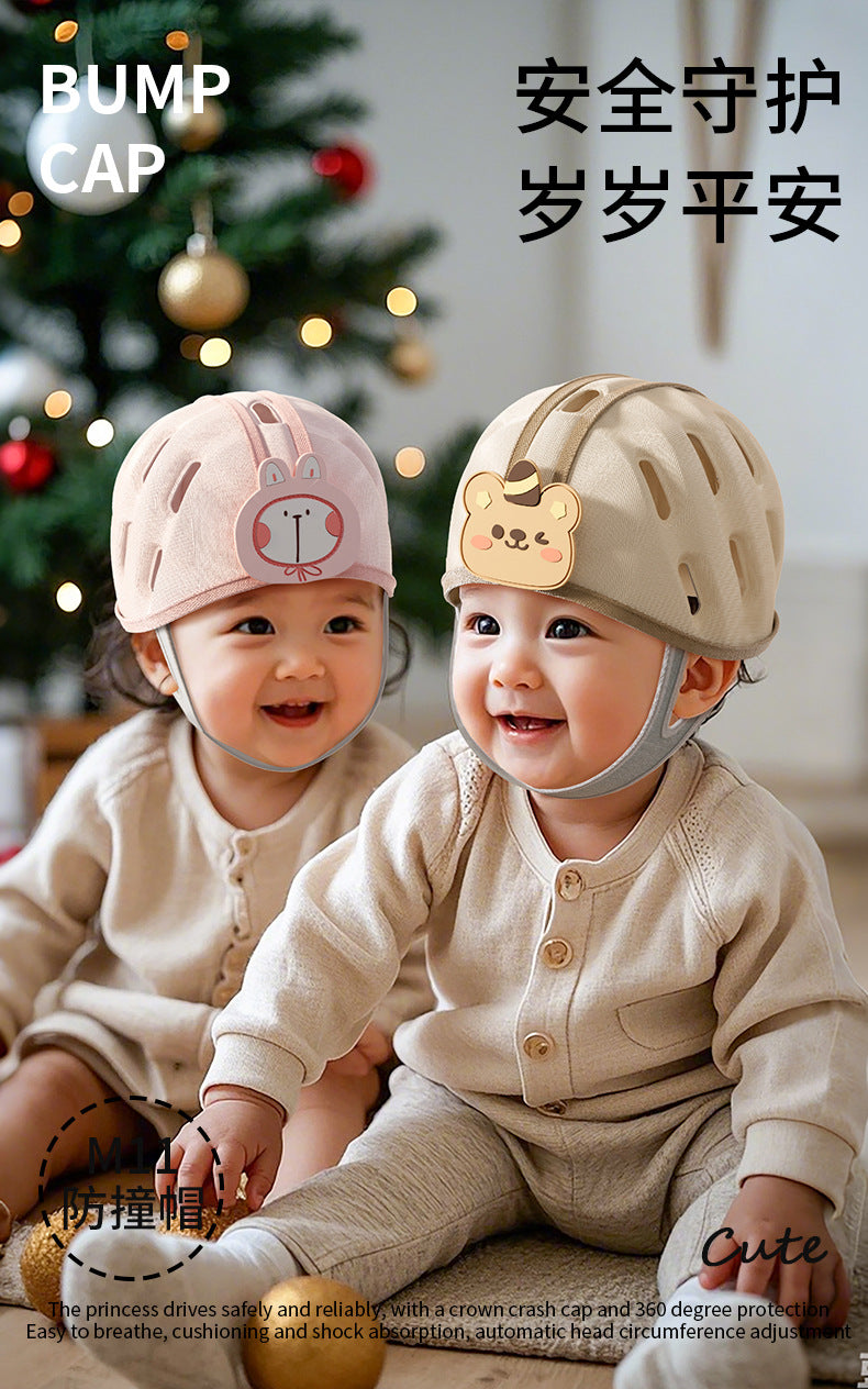 wholesale baby head protection helmet - infant toddler anti-collision helmet, breathable head protector, children's safety cap