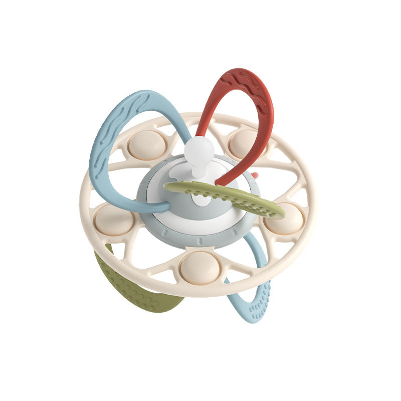 's new Manhattan hand-held ball baby silicone can bite tooth glue grinding stick baby biting glue toy