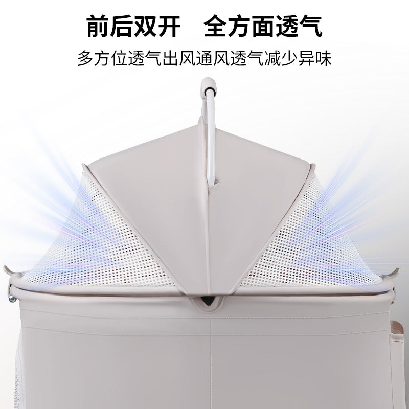 hot-selling pet stroller for cats and dogs, small dogs, cats, teddy stroller, lightweight and foldable for outings
