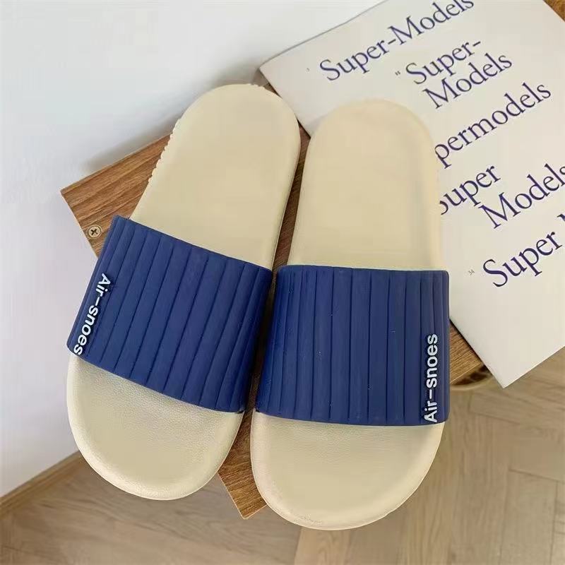2026 new men's slippers - summer fashion indoor home anti-slip bathroom couple korean style soft sole sandals - wholesale