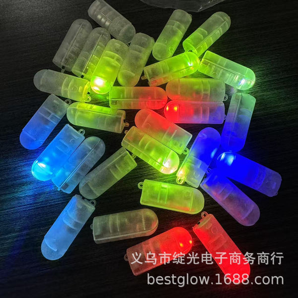 Tubular LED luminous round downlight balloon light lantern wick various toy accessories light pumpkin light bullet light