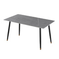 Golden legs-matte armani gray straight edge