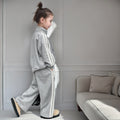 Girls' spring/autumn  outfit set: trendy and stylish activewear for kids - fashionable sweatshirt for mid-to-large children, autumn's hottest korean-inspired children's clothing