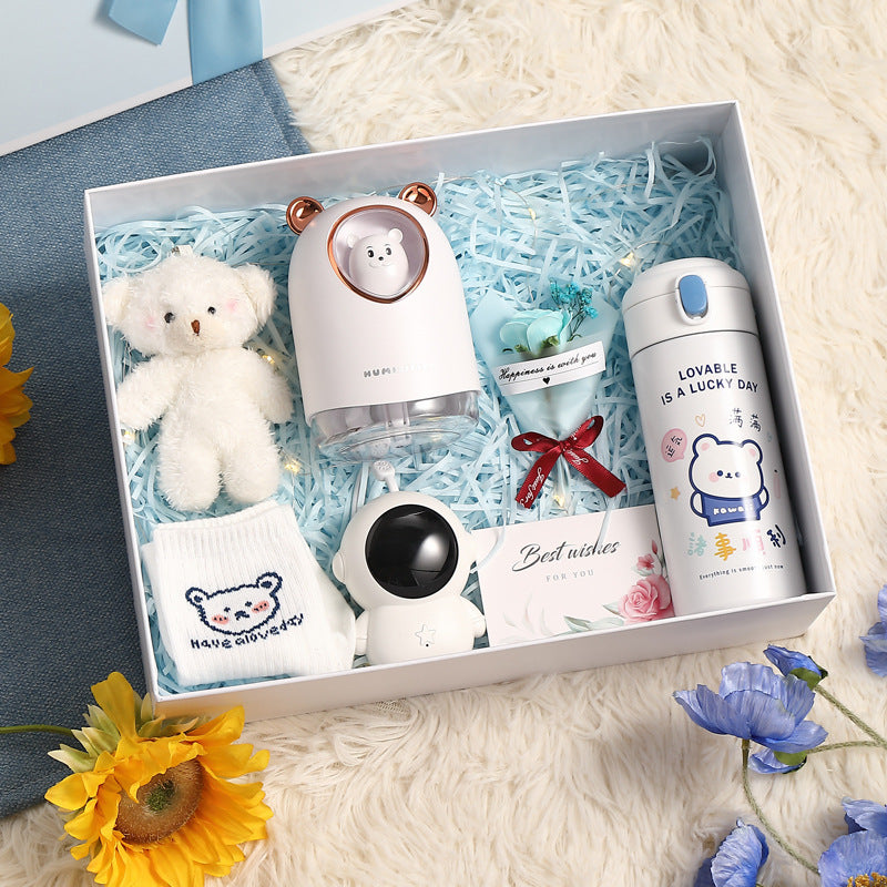 Practical birthday gifts for girls, girlfriends, children, classmates, teachers, creative warm gift box set for Christmas