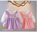 Girls' dress autumn collection : stylish spring and autumn children's wear, baby princess cute dress, kids' long-sleeved skirt