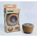 Retro bluetooth speaker - portable, creative gift, mini wireless subwoofer, solid wood small speaker set