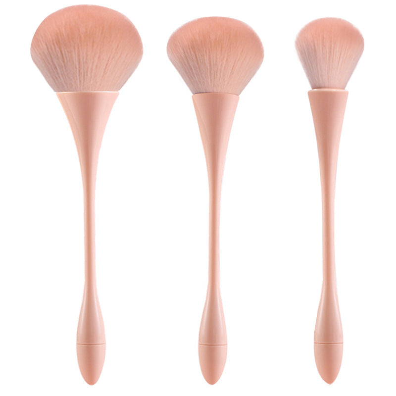 Large small waist makeup brush fluffy bristles single dust brush long pole loose powder brush setting blush brush makeup brush