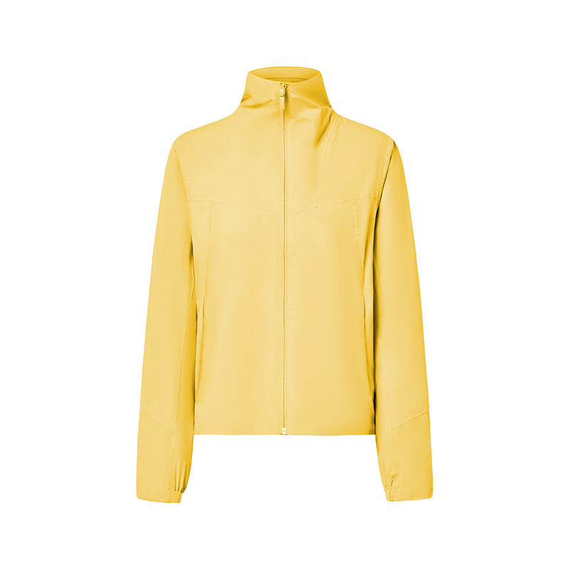New windproof, waterproof, and stain-resistant slim-fit stand collar fleece windbreaker - outdoor camping, hiking, and mountaineering jacket daw010