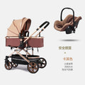 Rich silver tube eva wheel [khaki] cart + basket