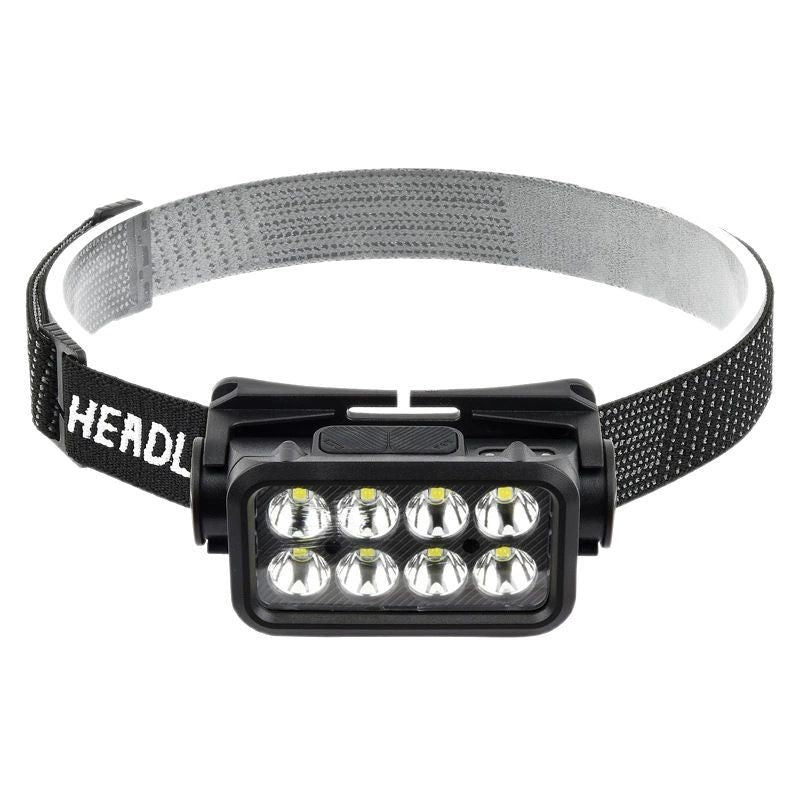 Cross-border new headlight wholesale usb charging outdoor fishing light strong light lighting induction multi-function led work light