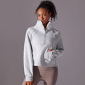 New solid color autumn/winter sweatshirt - loose fit, fleece-lined, warm yoga casual jacket, outdoor sports loose long sleeve top