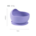 Purple dinner bowl