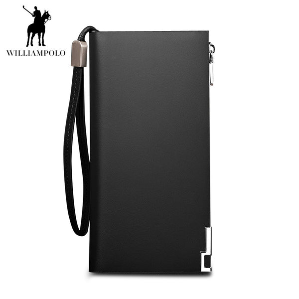Emperor Paul Men's Wallet Long First Layer Cowhide Leather Wallet Men's Handbag Men's Wallet Wholesale
