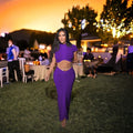supply european and american women's clothing sexyknitting see-through nightclub suit low-waisted hip skirt suit