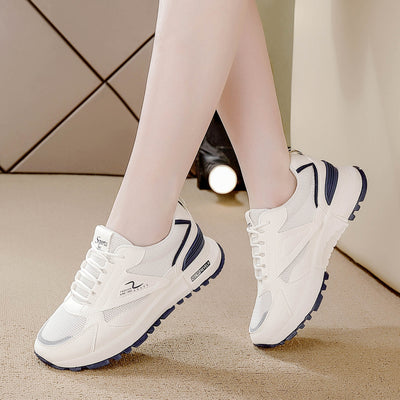 Women's sneakers: 2025 spring/summer new arrivals - versatile, trendy mesh, chunky sole, running shoes, fashionable flats for women