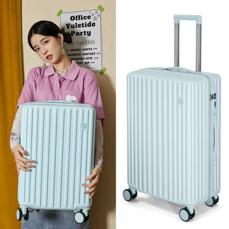 Processing custom small fresh suitcase female trolley case male strong and durable universal wheel password suitcase leather case