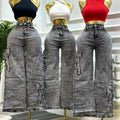 Available boyfriend jeans women's pants new jeans ready stock wholesale cargo jeans